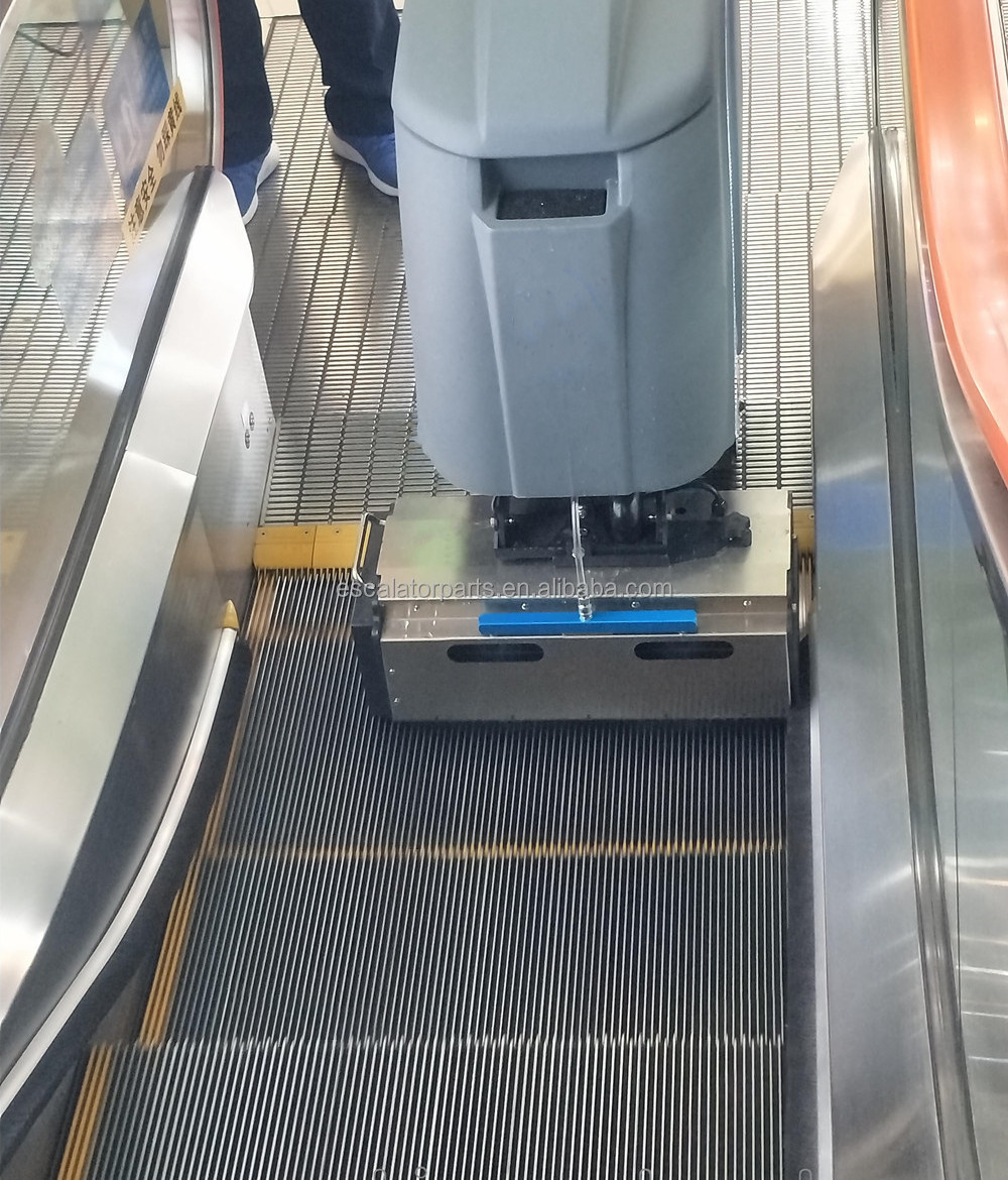 ST510 Escalator Moving Walkway Travelator Handrail Cleaner Cleaning Machine with 2 Brushes