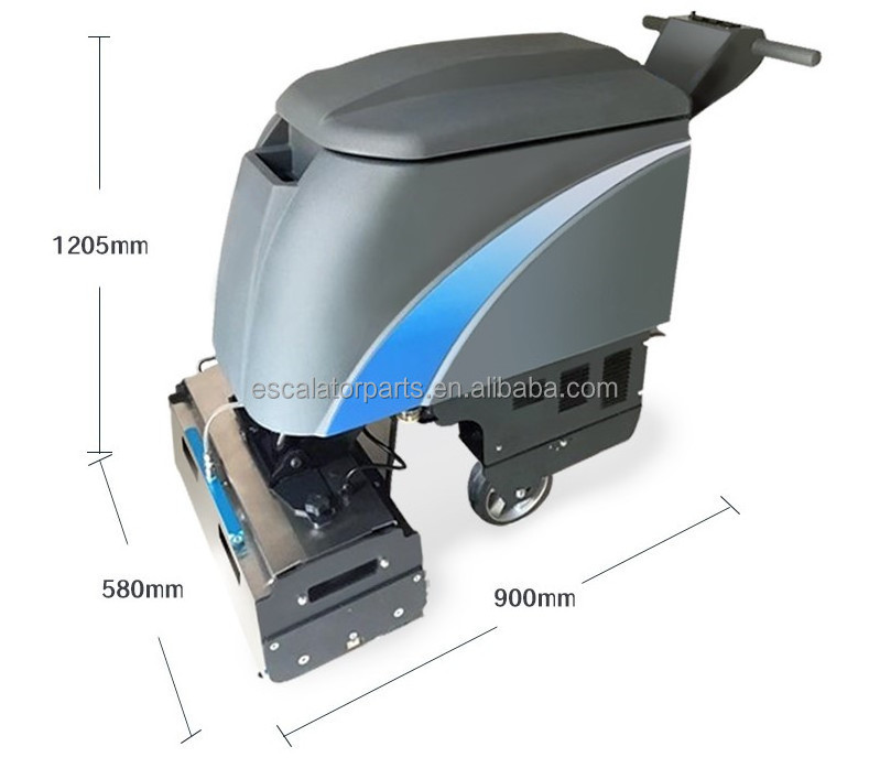 ST510 Escalator Moving Walkway Travelator Handrail Cleaner Cleaning Machine with 2 Brushes