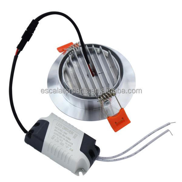 Hot Selling 3W Elevator Lift Parts Car Top LED Ceiling Light Down Lamp Warm White / White Light