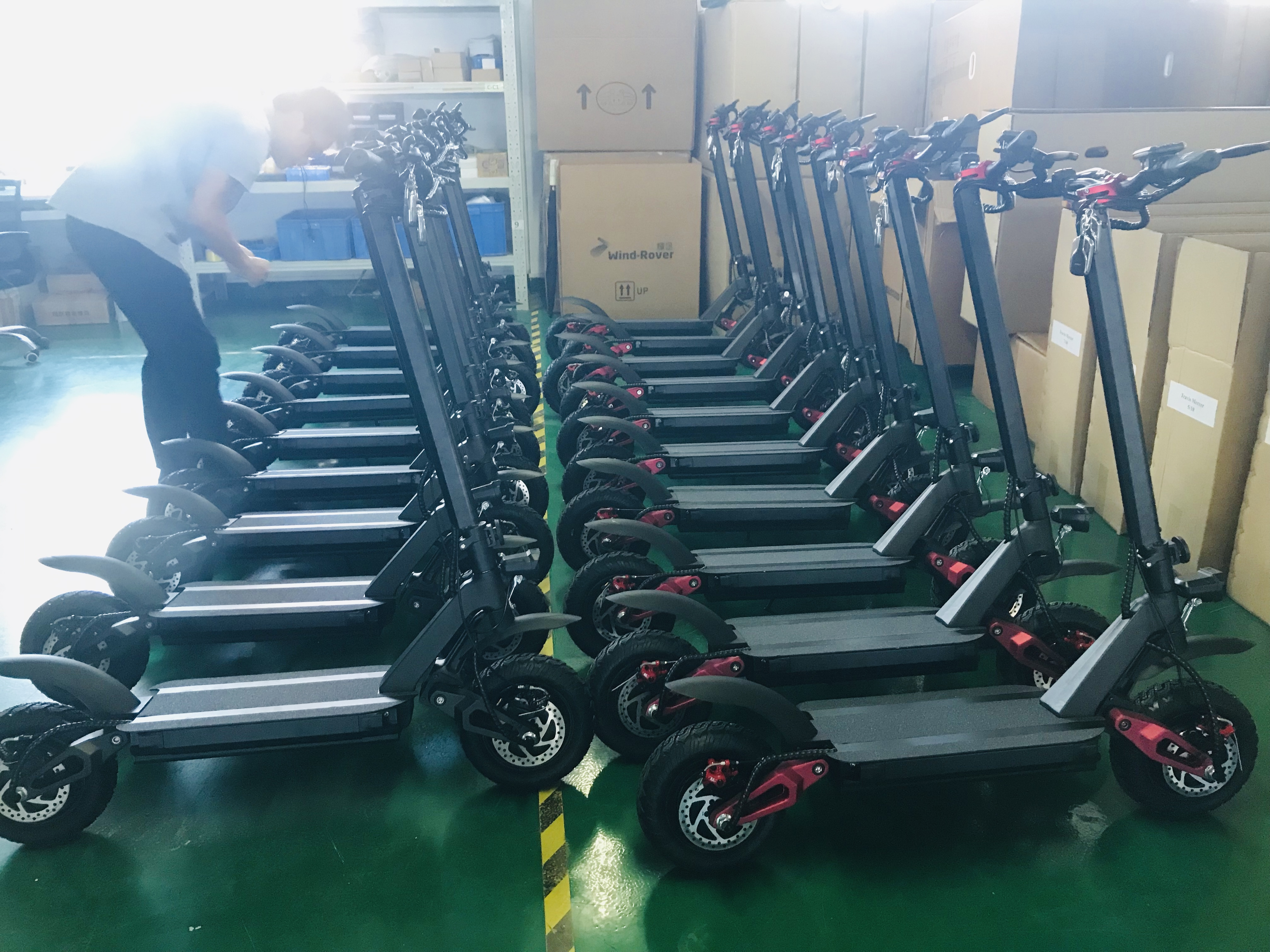 Ecorider EU/US Warehouse E4-9 Adult 2 Wheels dual motor Foldable fat tire electric scooter