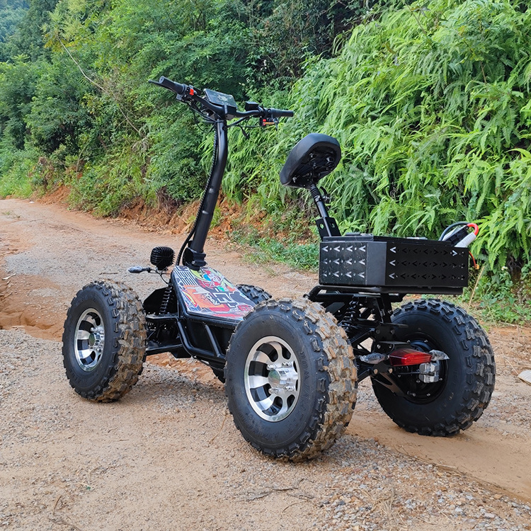 Four wheel golf mobility scooters ATV powerful adult off road 8000W fast  fat tire electric scooter