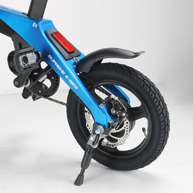 EcoRider E6-2 Mini foldable Bike 12 Inch electric bicycle e bike with Lithium Battery