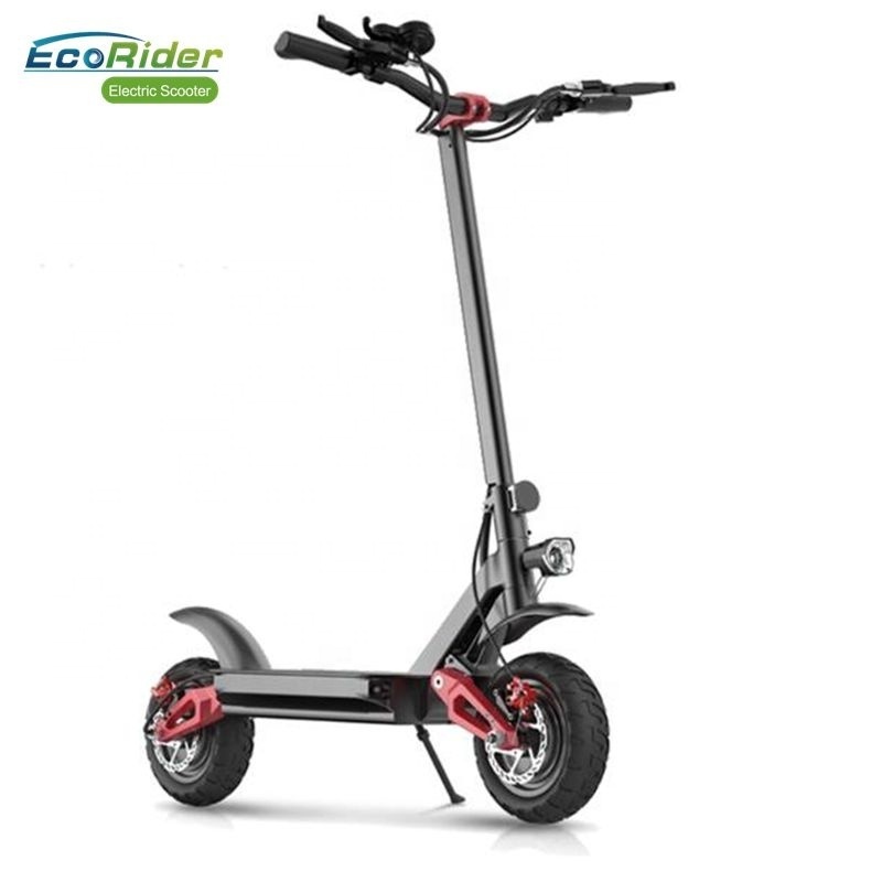 Ecorider E4-9 High Speed Off Road Foldable Dual Motor Electric Scooter 3000w 60v Electr Adultscooter China Two-wheel Scooter Ce