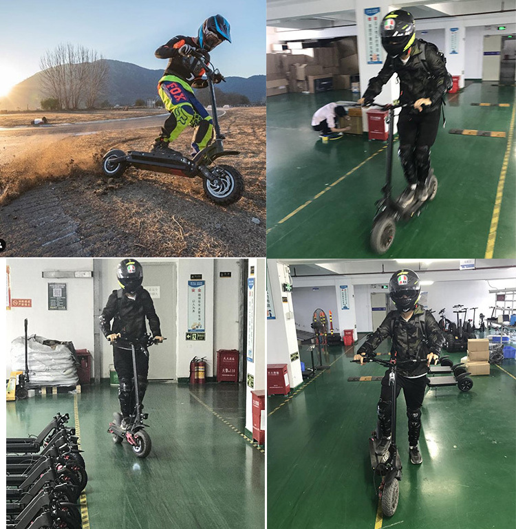 70km/h High adult Speed Folding Max Load 150kg 10 Inch Vacuum Tire 60V Ce 3600w Kick Scooter Electric