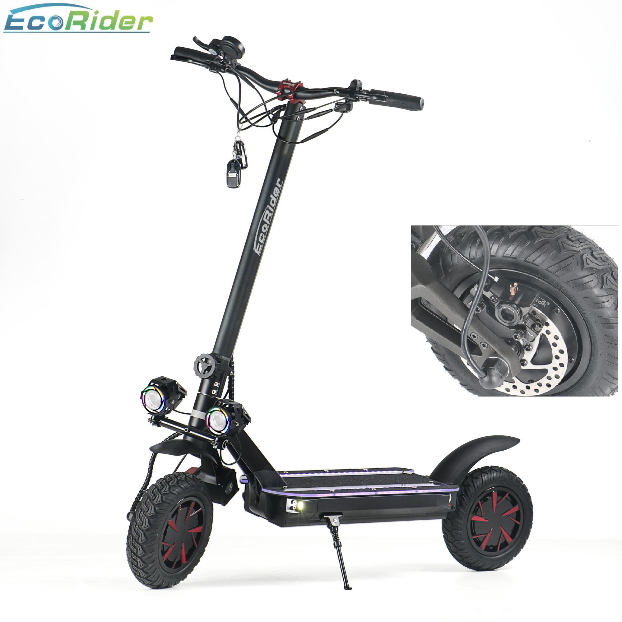 2020 EcoRider E4-9 Factory Price 3600W Offering Spare Parts Electric Scooter For Adult