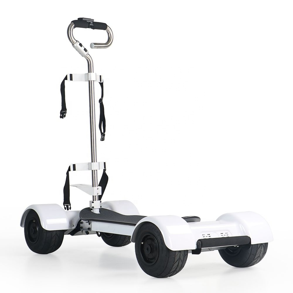 White Golf Cart Mobility Scooter 10.5inch Tire 4 Wheels 2000W Electric Golf Scooter Golf Board