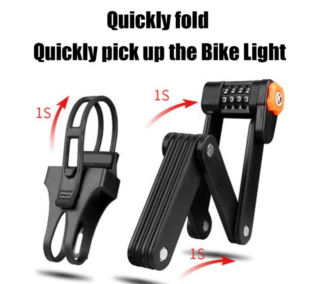 TonYon bicycle lock electric scooter Foldable Lock Folding EBike Electric Cycle Locks for bike