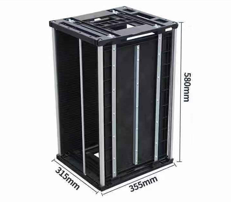 Plastic Industrial Storage Rack SMT ESD Magazine Rack for PCB Storage