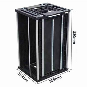 Plastic Industrial Storage Rack SMT ESD Magazine Rack for PCB Storage