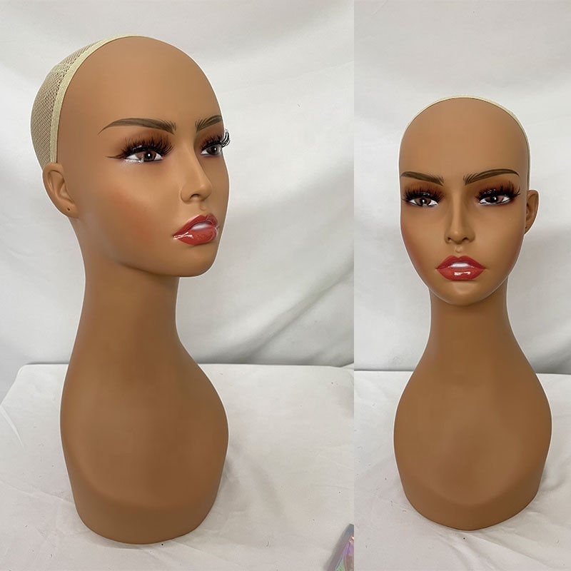 Mannequin Head with Shoulder for wig Mannequin Head Mannequin Head 18 inch tall can Pierceable