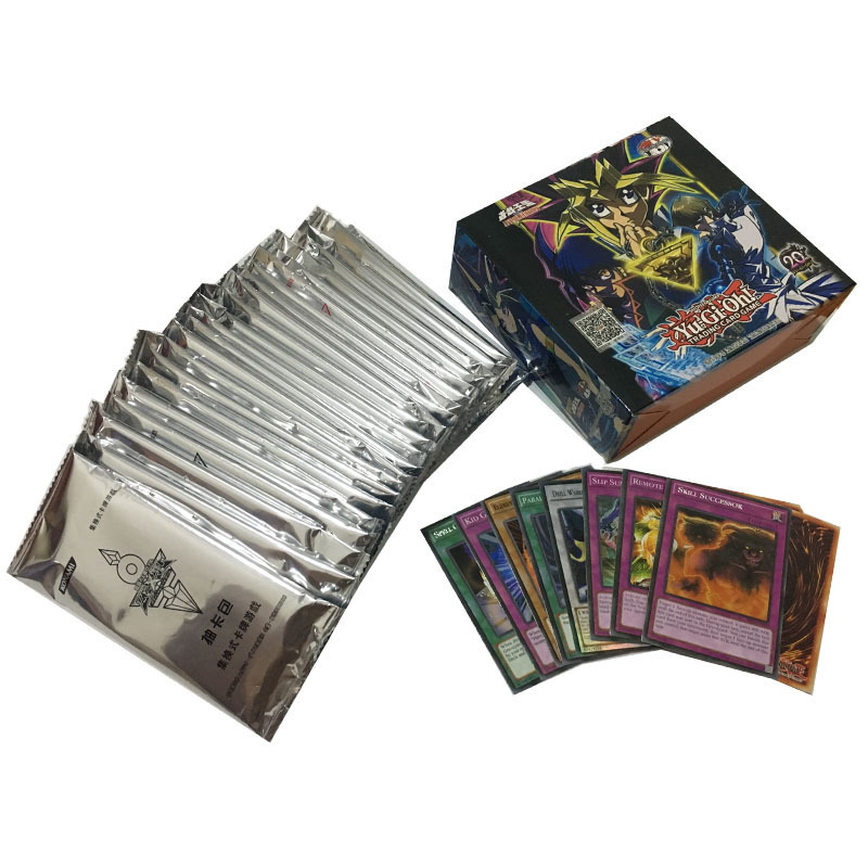 google wholesale 60 box Japanese Anime Game King Cards cartoon Board Game Yugioh Booster box English Card