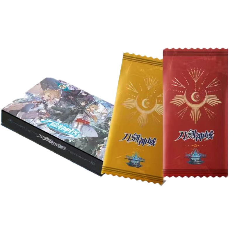 google Japan anime sword art online Collectible Cards Prize exchange SAO Kirigaya Kazuto Yuuki Asuna Booster blind box play Card