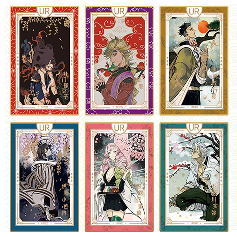 36 box wholesale google anime Demon Slayer Card Family Children Christmas Gift TCG Game Cards Kimetsu Yaiba Table Playing card