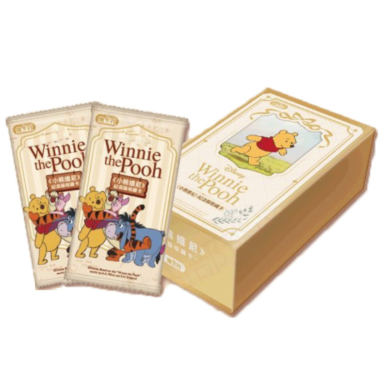 Cardfun factory wholesale 24 sealed box Pooh Bear play Card Winnies collection cards