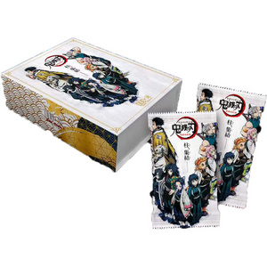 36/48 box wholesale google anime Demon Slayer Card Children Christmas Gift TCG Game Kimetsu Yaiba Table Playing card