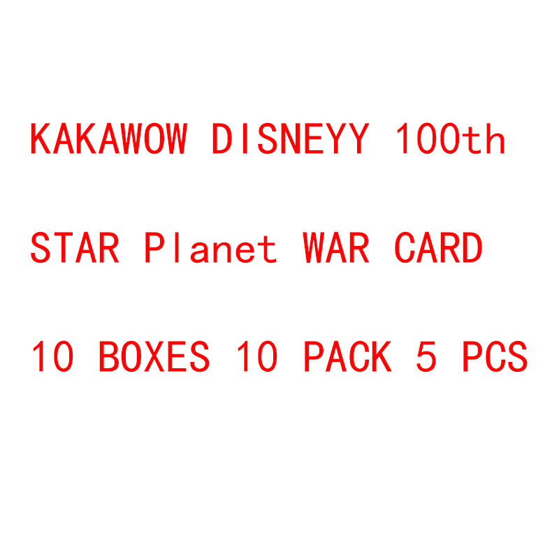 KAKAWOW 2023 Hot box Obiwan Master Yoda CARDS Disny100th star Anakin War Episode IV A New Hope play Card