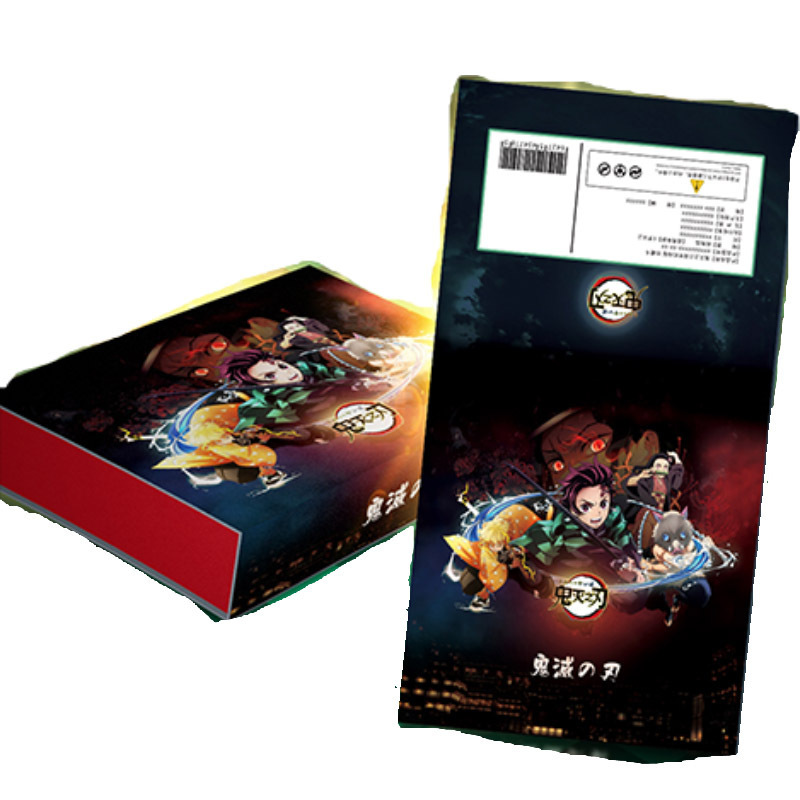 36/48 box wholesale google anime Demon Slayer Card Children Christmas Gift TCG Game Kimetsu Yaiba Table Playing card