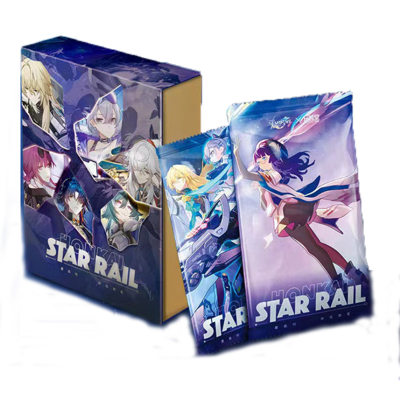 Factory Wholesale 36/48 boxes Serval play card Honkai impact Star Rail collection Cards