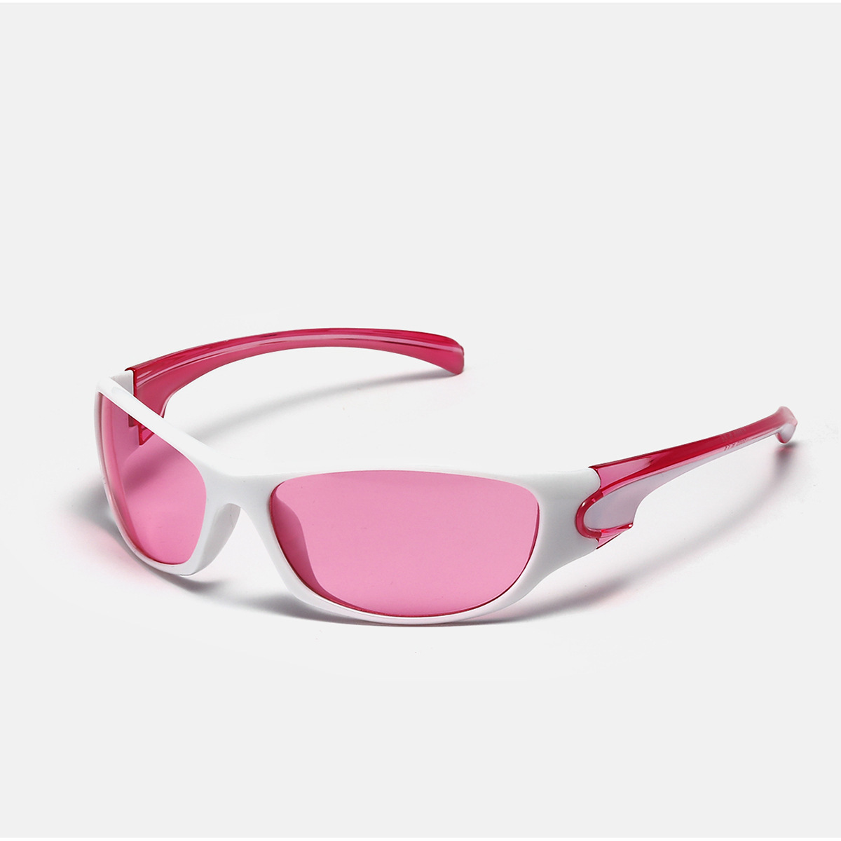 2022 Hot Sell Sport Steam Punk Custom Logo Pink SunglassTrendy Colorful Lens Women Sunglasses 2022