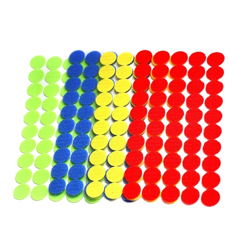 20mm velcroes  adhesive Sticky Back Nylon Coins Hook and Loop Dots Waterproof Sticky Glue Coins