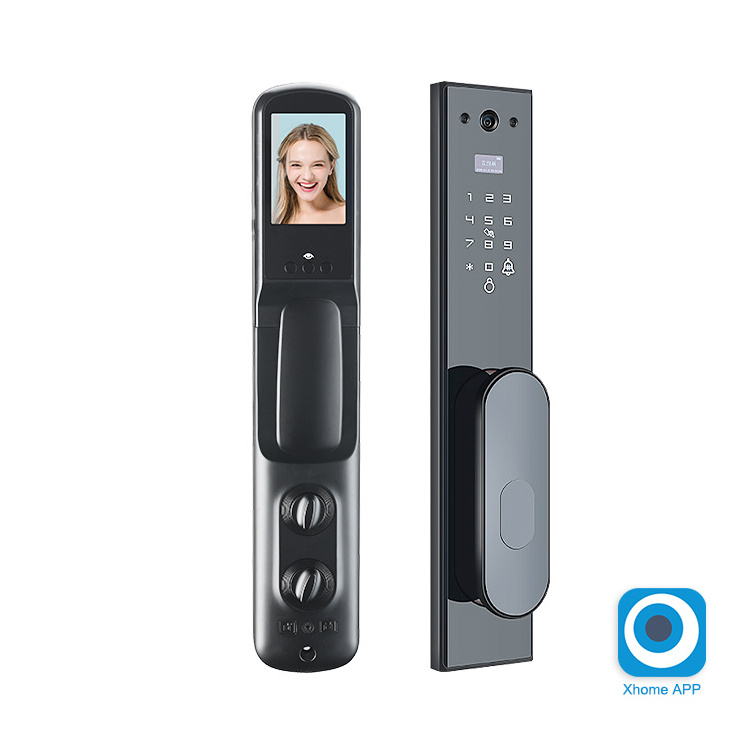 Eseye Waterproof Intelligent Secure Digital Facial Recognition Fully Automatic Door Lock With Anti Disassembly Alarm