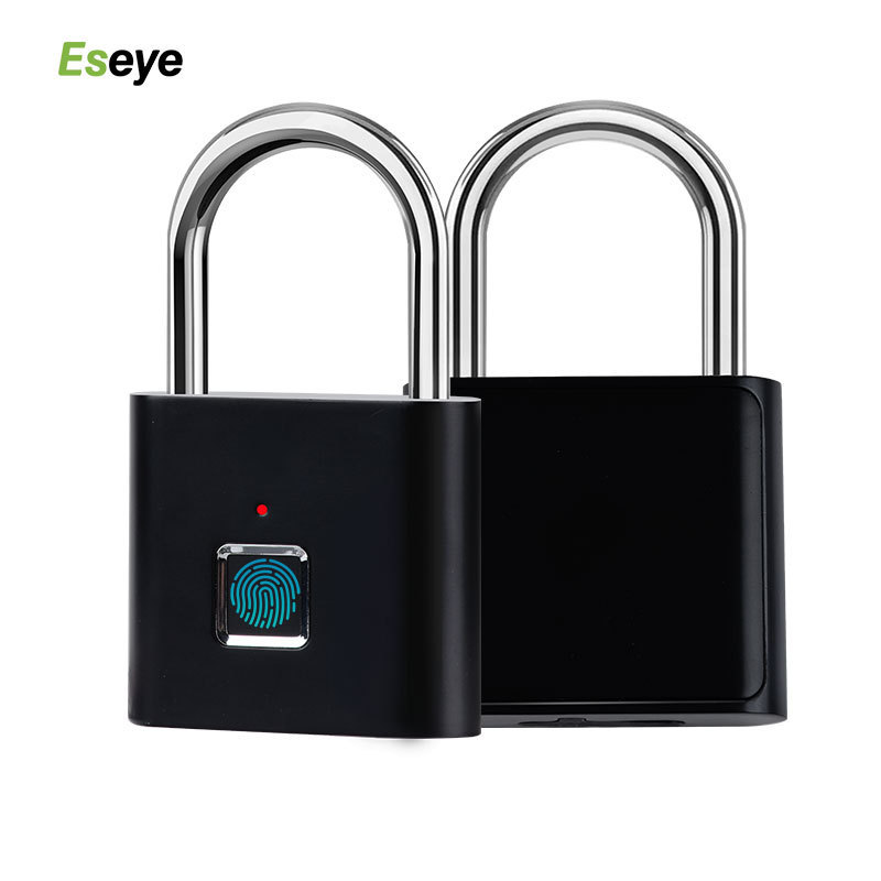 Eseye Safe Fingerprint Smart Biometric Electronic Padlock Anti-theft Waterproof Smart Padlock Security Door Smart Locks