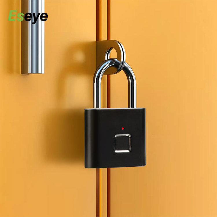 Eseye Safe Fingerprint Smart Biometric Electronic Padlock Anti-theft Waterproof Smart Padlock Security Door Smart Locks