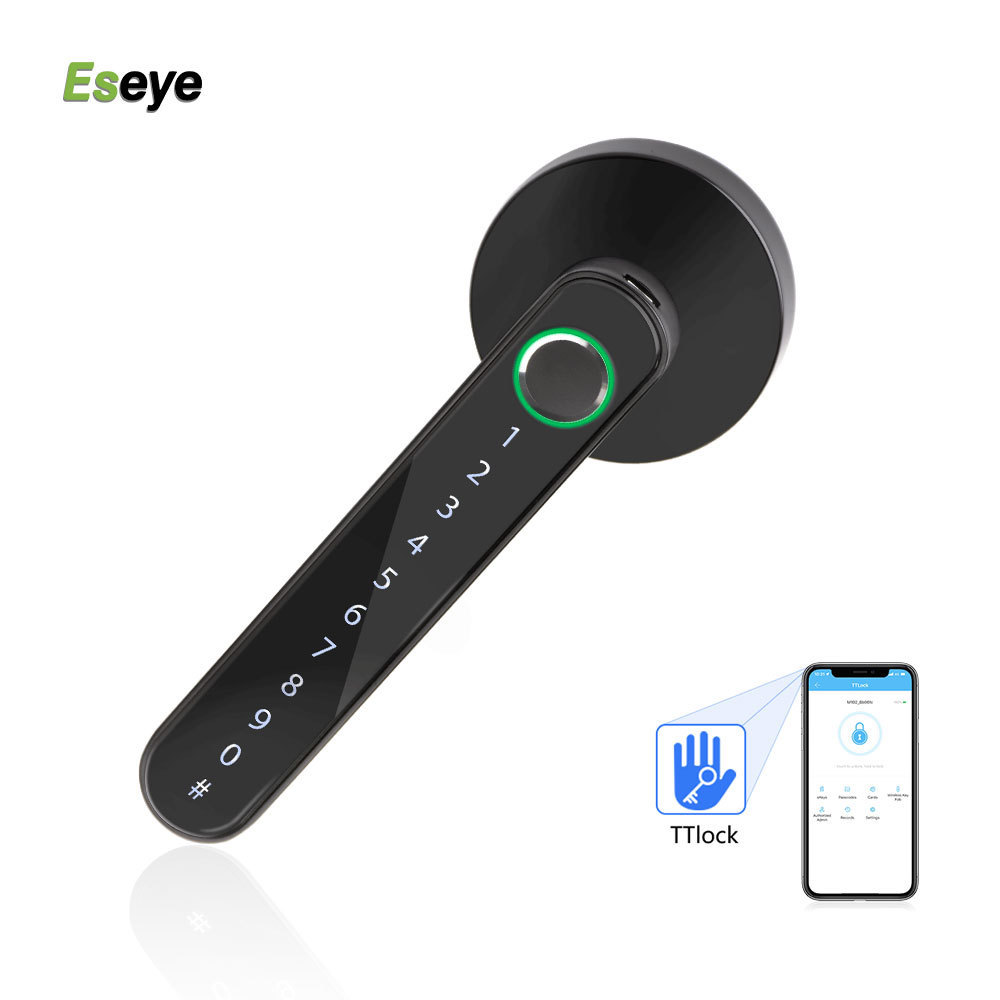 Eseye High Quality TTLOCK APP Smart Electronic Lock For Indoors Smart Lock Door Fingerprint Intelligent lock