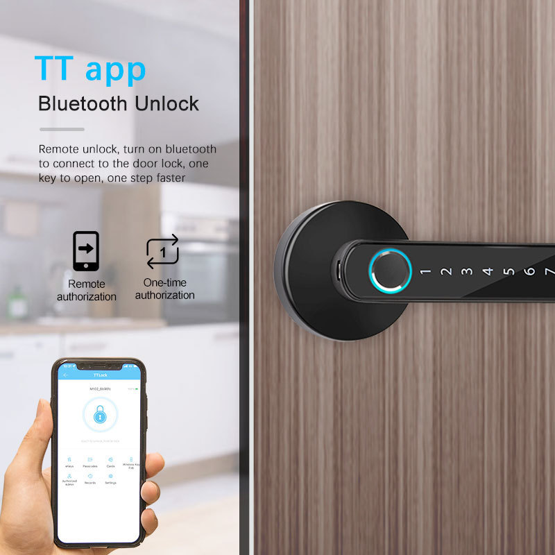 Eseye High Quality TTLOCK APP Smart Electronic Lock For Indoors Smart Lock Door Fingerprint Intelligent lock