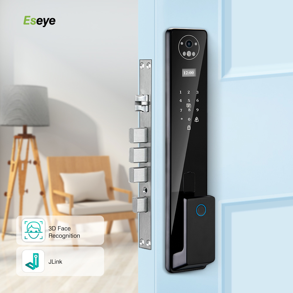 Eseye Competitive price smart lock automatic home electronic lock remote control APP wifi fingerprint lock