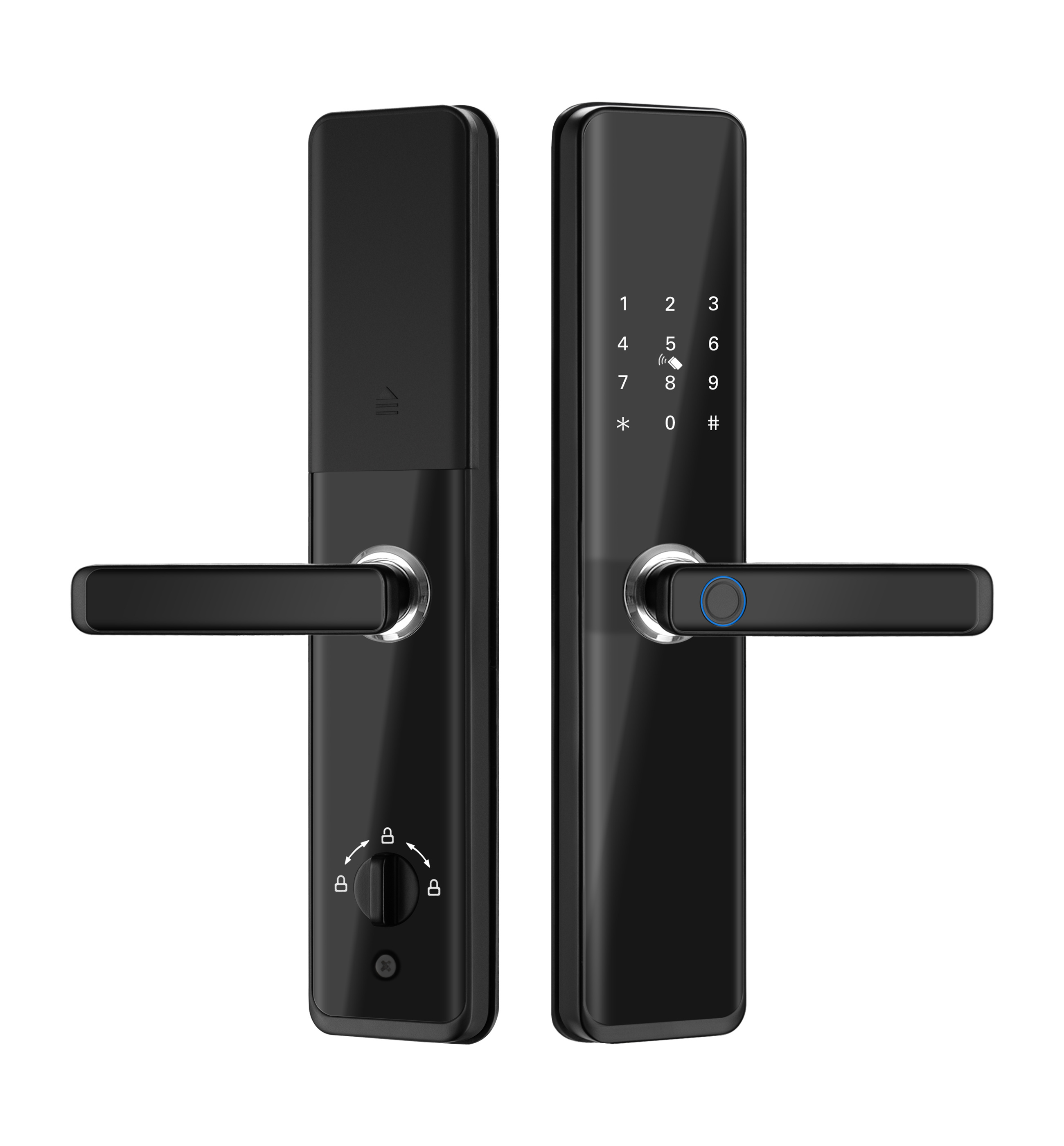 Eseye Smart Door Lock With Waterproof And Durable Design Fingerprint Digital Remote Control Unlock Tuya App Door Lock