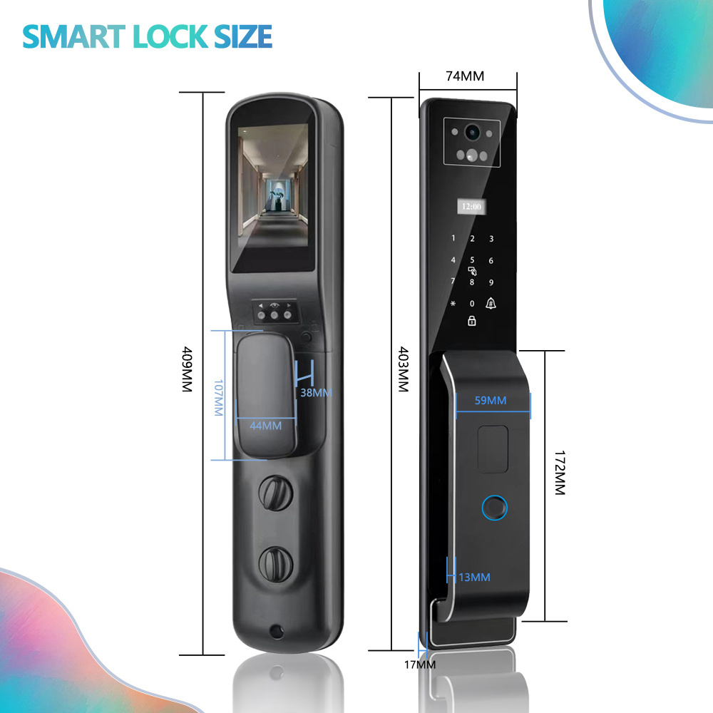 Eseye Advanced Smart Finger Vein Lock High Quality Biometric Number Electromagnetic NFC Security Door Lock Smart Door Lock