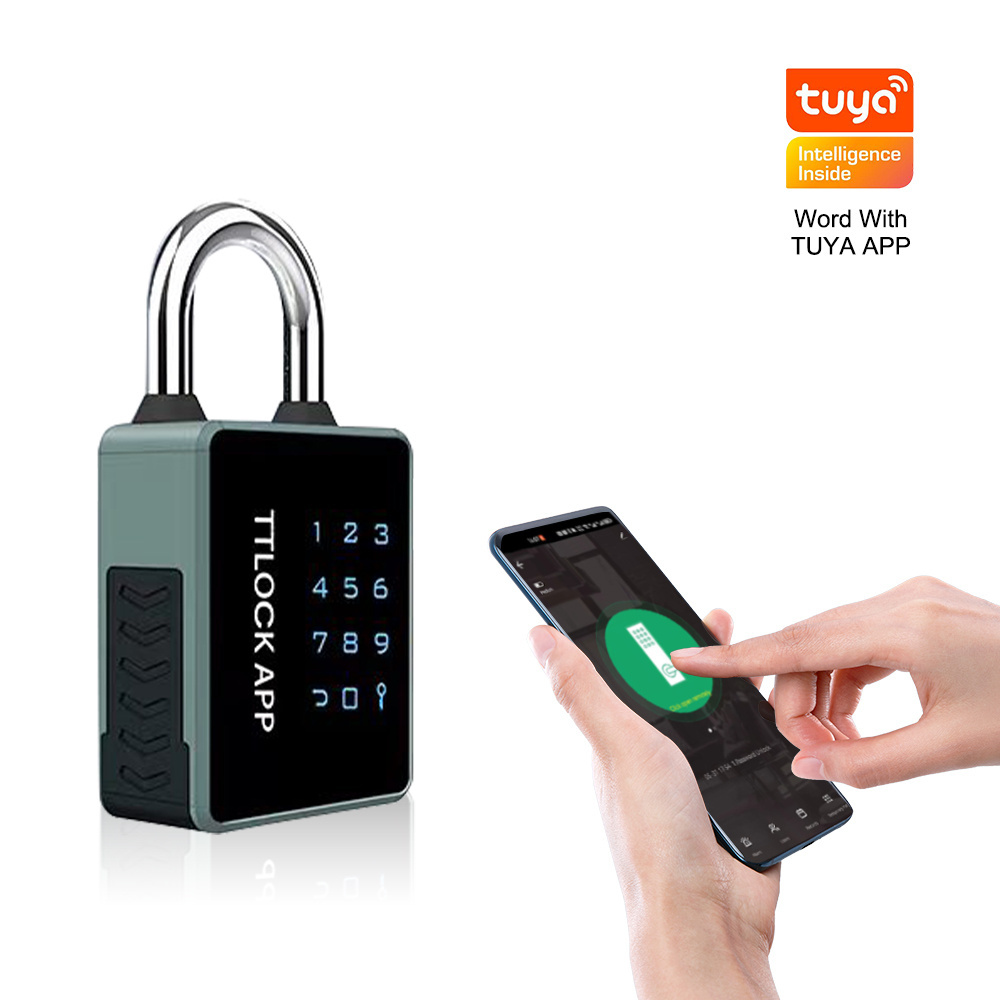 Eseye Ip65 Waterproof Smart Phone Control Electronic Dry Battery Digital Smart Padlock With TtLock App NFC Padlock