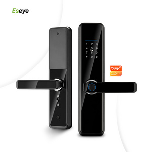 Eseye Tuya TTlock App Smart External Door Lock Fingerprint Key Card Security WiFi Enabled Electronic Password Lock for Home