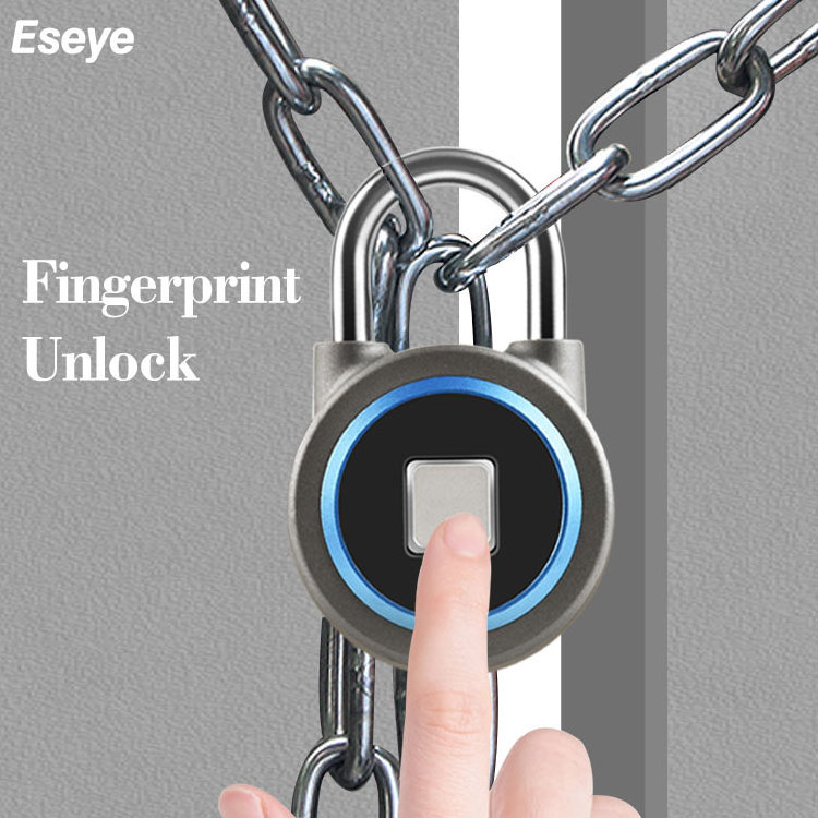 Eseye Keyless Circuits Padlocks Mini Door Lock Luggage Fingerprint Smart Padlock