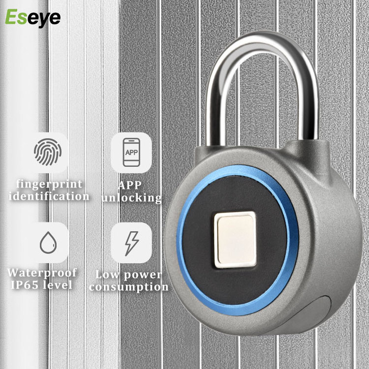 Eseye Keyless Circuits Padlocks Mini Door Lock Luggage Fingerprint Smart Padlock