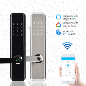 Cheap Keyless Intelligent Airbnb Security Digital Password Fingerprint Smart Door Lock Mobile Tuya Biometric Locks