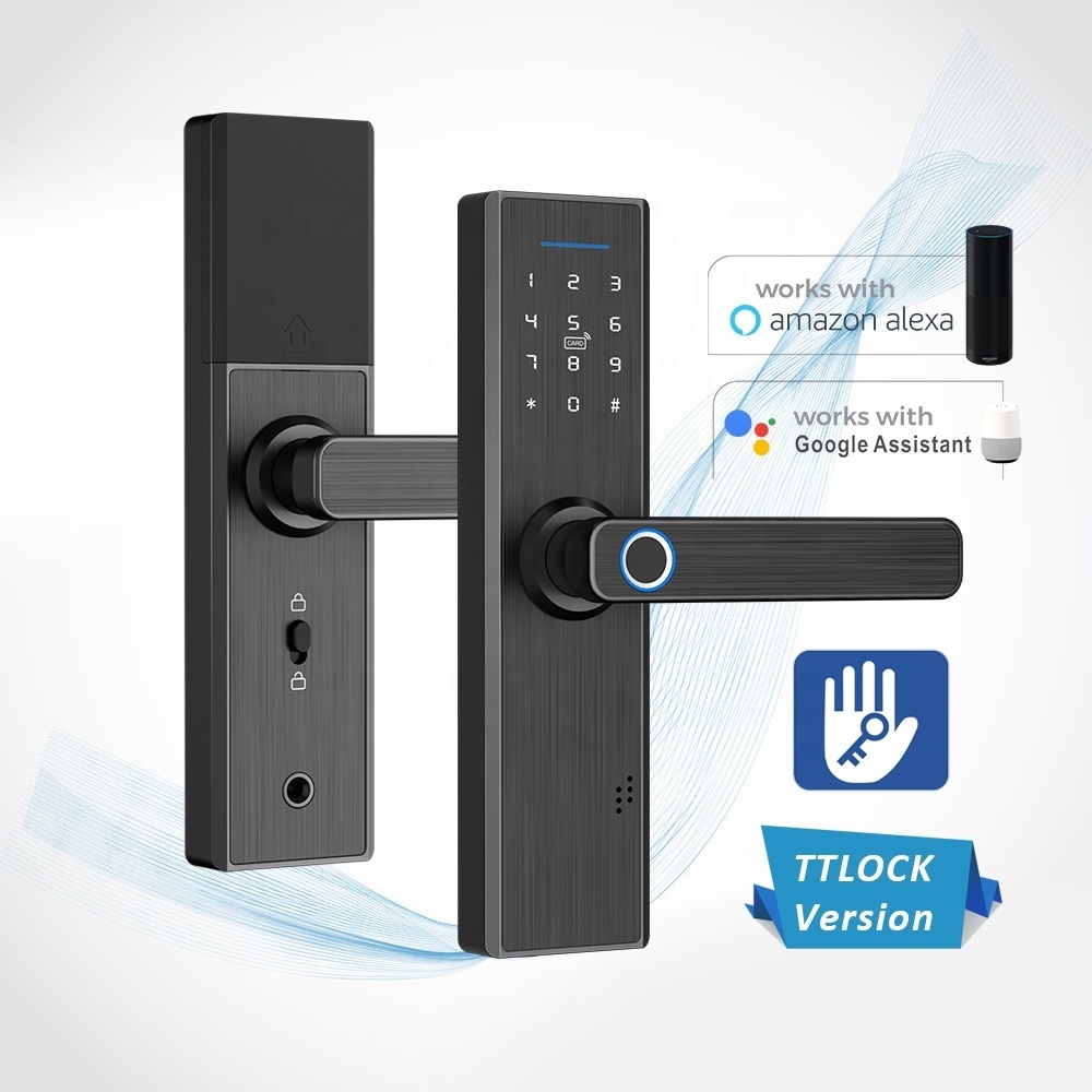 Eseye 2024 New Arrival Keyless Intelligent Electronic Digital Fingerprint Smart Door Lock With TTlock App