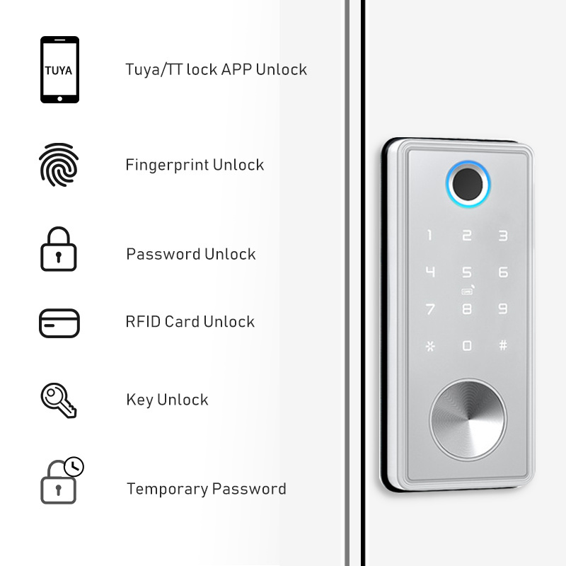 Eseye Smart Safe Digital BLE Automatic Electronic Fingerprint Combination Smart door Locks