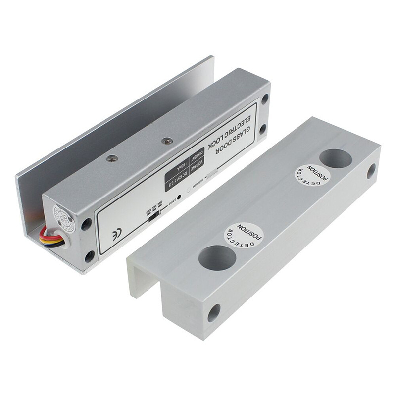 Eseye DC12V Electric Bolt Lock For Fully Frameless Glass Door Fail Secure Bolt Lock Electric