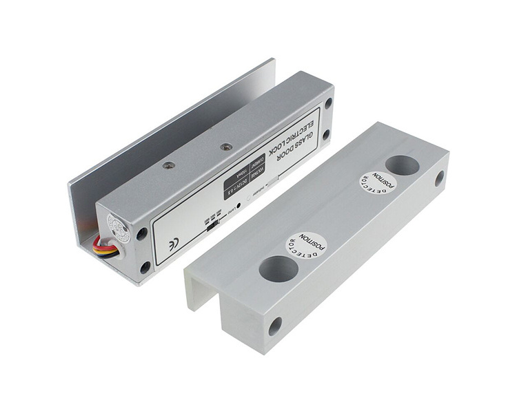 Eseye DC12V Electric Bolt Lock For Fully Frameless Glass Door Fail Secure Bolt Lock Electric