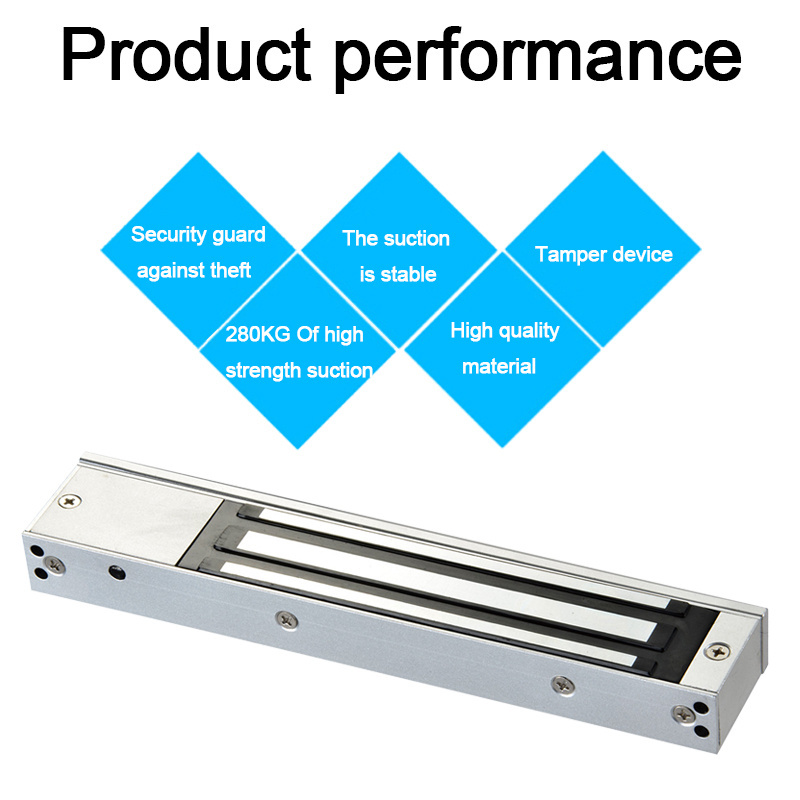 Eseye Holding Force 280KG 600lbs Magnetic Lock Electromagnetic Lock For Door Access Control System