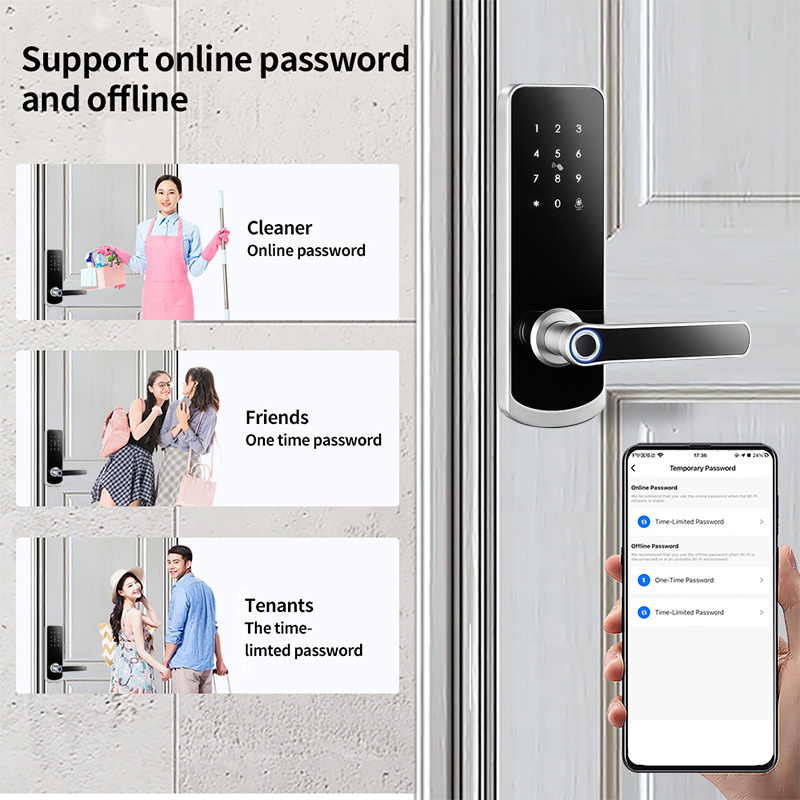 Digital Lock Safe Keypad Electronic RFID Password Biometric Fingerprint Smart Door Lock