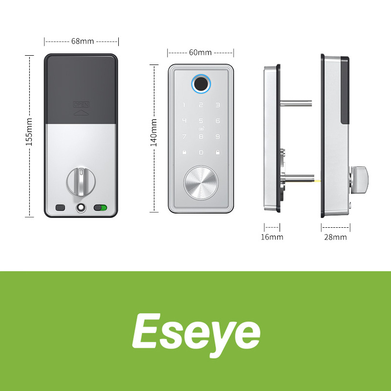 Eseye Smart Safe Digital BLE Automatic Electronic Fingerprint Combination Smart door Locks