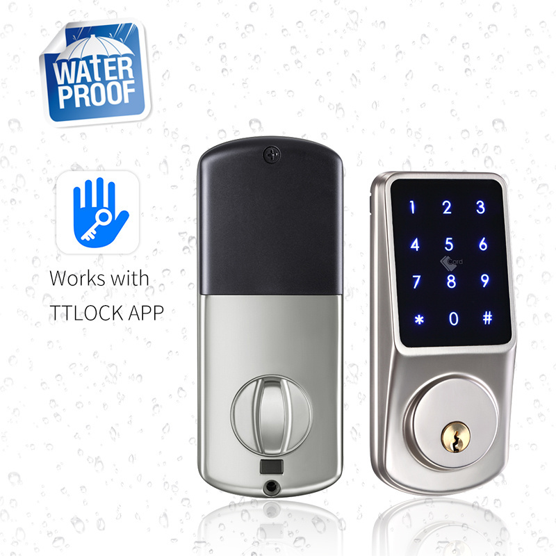 Tuya WIFI Digital Automatic Smart Biometric Fingerprint Deadbolt Electric Bolt Door Lock