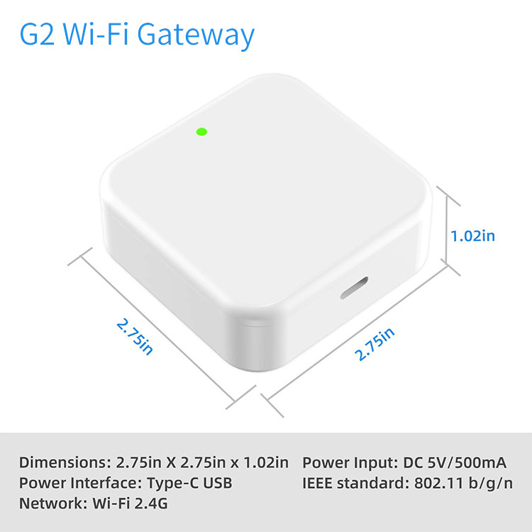 G2 ttlock app wired wifi gateway for smart locks