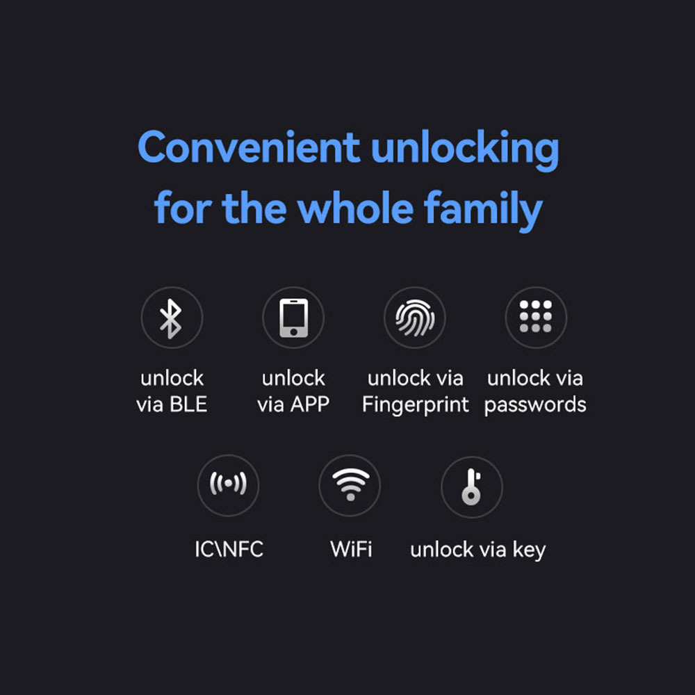 Eseye Security electronic locks Cerraduras Inteligentes Digital Deadbolt Smart Lock Wifi Tuya App Fingerprint Lock