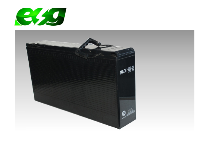 ESG12V 100ah 150ah 200ah AGM Gel Solar Deep Cycle Storage Front Terminal lead acid Batteries