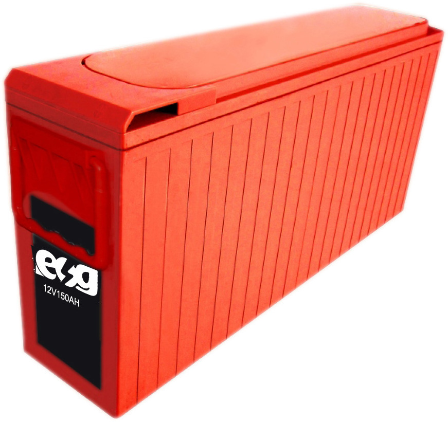 ESG12V 100ah 150ah 200ah AGM Gel Solar Deep Cycle Storage Front Terminal lead acid Batteries