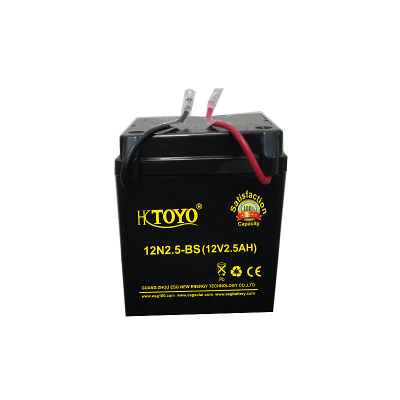 33 Year China Super Power Rechargeable Starting Auto 12V2.5AH 7AH Performance  motorcycle battery